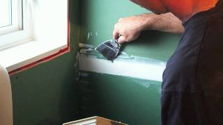 How to mud and tape drywall 1of2 [upl. by Akino367]