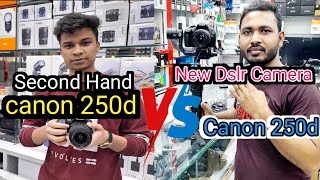 Second Hand Canon 250d Dslr Camera Vs New Canon Dslr 250d Today Price 📸📷🔥 [upl. by Asiulana411]