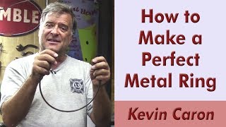 How to Make a Perfect Metal Ring  Kevin Caron [upl. by Akcirahs]