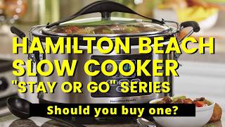 Hamilton Beach Slow Cooker  Should you Buy One Quick Review quotStay or Goquot Series of Slow cookers [upl. by Mihsah]