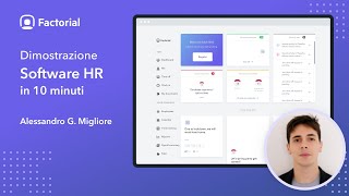 Demo guidata alla scoperta del software per le risorse umane di Factorial [upl. by Einreb]