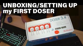 Unboxing and Setting up my first doser  Jebao Doser 34 [upl. by Masson]