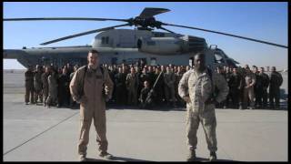 Marine Heavy Helicopter Squadron 363 Christmas Greeting from Afghanistan  2011 [upl. by Sandstrom]