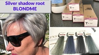 Silver shadow root BLONDME TONERS [upl. by Saxon]