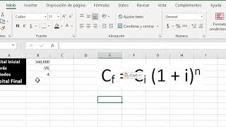 Calculando Interés Compuesto en Excel [upl. by Sopher882]