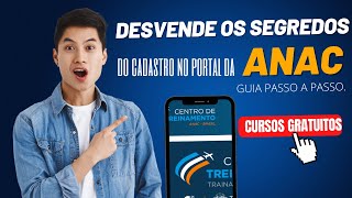 CURSO AVSEC ANAC GRATUITO  Passo a passo para cadastro no site da ANAC [upl. by Esineg]