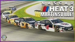 Racing At Martinsville  NASCAR Heat 3 [upl. by Trah479]