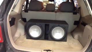 2010 Ford Escape kenwood bass combo Factory radio probox [upl. by Adile]