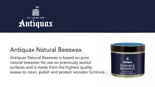 Antiquax Natural Beeswax [upl. by Retsek818]