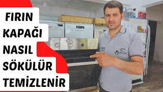 Ankastre fırın kapağı nasıl sökülür nasıl temizlenir Tüm markalar için geçerlidir [upl. by Tad]