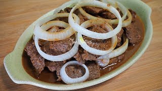 BISTEK  BEEF STEAK  THE BEST BEEF STEAK RECIPE  FOODNATICS [upl. by Notsla]