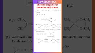 Addition with alcohols  Reaction with thiols R–SH  chemical properties of aldehydes and ketones [upl. by Narak]