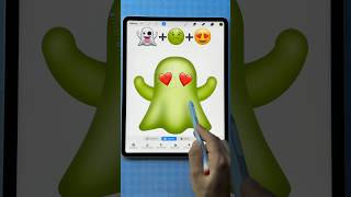 👻🤢😍 emoji mix drawing art procreate [upl. by Honeyman]