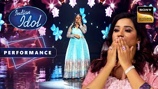 Indian Idol S14  quotMera Dil Yeh Pukare Aajaquot पर Ananya ने दिया एक बेहतरीन Performance  Performance [upl. by Auqinu]