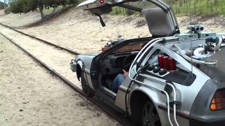 Delorean on Train Tracks [upl. by Yci479]