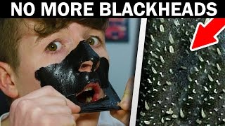 DIY EASY BLACKHEAD REMOVER Peel Off Mask  REMOVES EVERYTHING [upl. by Donald124]