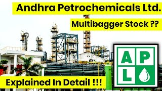 Andhra Petrochemicals Ltd  Multibagger Stock   Explained In Detail [upl. by Aryaz]