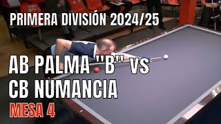 1ª J PRIMERA DIV  AB PALMA ¨B¨ vs CB NUMANCIA  M 4  T 202425 [upl. by Herra]