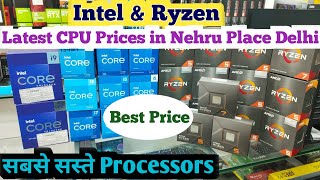 Ryzen Intel CPU Latest Price in Nehru Place Delhi  Processor Prices in India  Graphic Card Price [upl. by Sparrow]