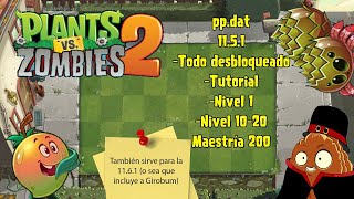 PvZ 2 1151 y 1161  ppdat TODO DESBLOQUEADO  Tutorial  Aviso del canal [upl. by Ball]