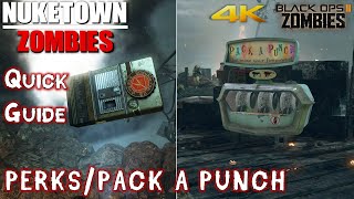 NUKETOWN ZOMBIES Guides How the Perk and Pack a Punch System Works 4K [upl. by Pietra11]