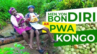 Haitian foodMen koman mwen prepare yon bon Diri ak pwa kongo an ayiti [upl. by Zurkow]