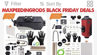 MAXPEEDINGRODS Diesel Heater Black Friday Discount [upl. by Nemsaj786]