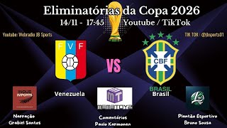 VENEZUELA X BRASIL I 11° RODADA I ELIMINATÓRIAS SULAMERICANAS [upl. by Nipahc578]