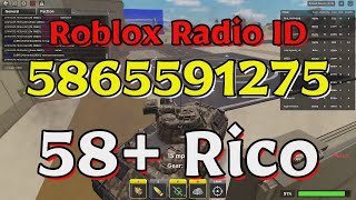 Rico Roblox Radio CodesIDs [upl. by Riplex907]