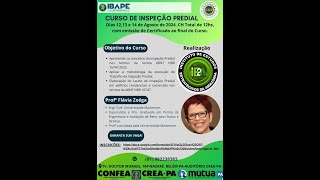 CURSO DE INSPEÇÃO PREDIAL  SEGUNDO DIA [upl. by Pillihp]