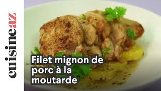 Filet mignon de porc à la moutarde [upl. by Eitsyrk]