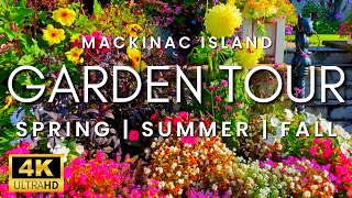 3 Seasons of Gardens  Spring Summer and Fall on Mackinac Island  Incredible Gardens and Flowers [upl. by Obeded]