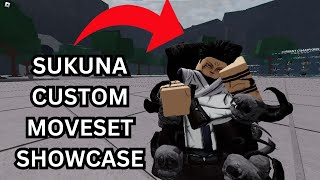 Custom Sukuna Moveset Showcase In The Strongest Battlegrounds [upl. by Aneeres]