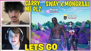 MONGRAAL amp FaZe SWAY Teams Up For The FIRST TIME In Season 7 amp TRIES To Get WORLD RECORD Fortnite [upl. by Linell]