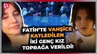 Semih Çelik’in canice katlettiği Ayşenur Halil ve İkbal Uzuner son yolculuğuna uğurlandı [upl. by Nanreik]