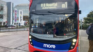 Morebus 2023 Alexander Dennis Enviro 400 MMC HJ73 JKF on the M1 to Poole [upl. by Kay]