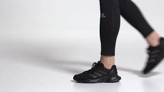 X9000L4 Shoes Black S23667 video [upl. by Enilekaj]