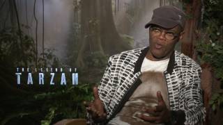 The Legend of Tarzan Interview  Samuel L Jackson [upl. by Nolaf244]