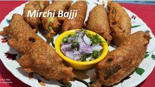 ಮೆಣಸಿನಕಾಯಿ ಬಜ್ಜಿ  Mirchi Bajji Recipe in Kannada  Easy and Quick Menasinakai Bajji Recipe [upl. by Carolin704]