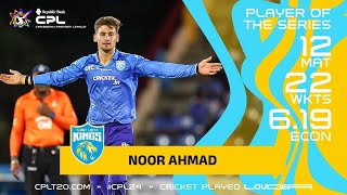 Noor Ahmad  Player of the Tournament  CPL 2024 [upl. by Enivid]