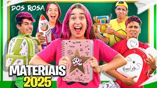 MATERIAL ESCOLAR DOS ROSA 2025 O melhor vence [upl. by Rosalia]