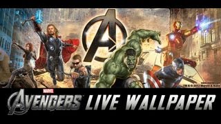 The Avengers Live Wallpaper wClocks [upl. by Octavius]