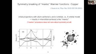 Symmetryadapted Wannier Functions  Yusuke Nomura [upl. by Zurc]