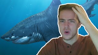 Fish Biologist reacts to quotMegalodon vs Krakenquot [upl. by Enidanreb]