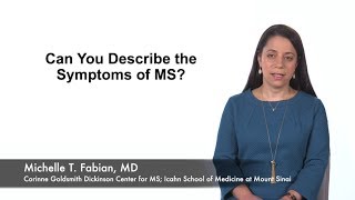 Understanding Multiple Sclerosis MS Symptoms [upl. by Tilla]