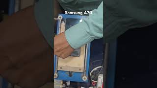 Samsung A70 touch glass replacement youtubeshorts trending video [upl. by Ahsilet]