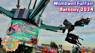 Wombwell Funfair Barnsley September 2024 [upl. by Rothenberg935]