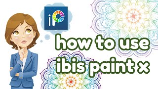 how to use ibis paint x  course for beginners  how to use ibis tools [upl. by Caesaria]