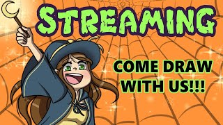 HALLOWEEN STREAM Want FREE ART Join Us Read Description [upl. by Reginauld81]