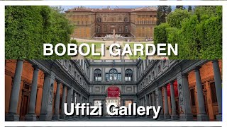 BOBOLI GARDEN  UFFIZI GALLERY Florence Italy Florence museum Bobble garden [upl. by Denn986]